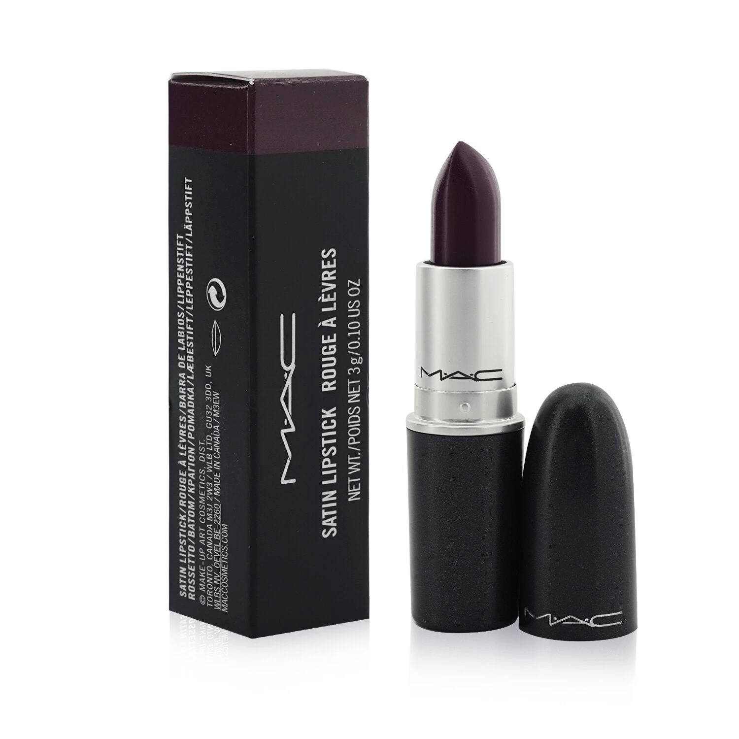 MAC Lipstick - Rebel (Satin) 3g/0.1oz 4 MAC Lipstick - Rebel (Satin) 3g/0.1oz - Image 2