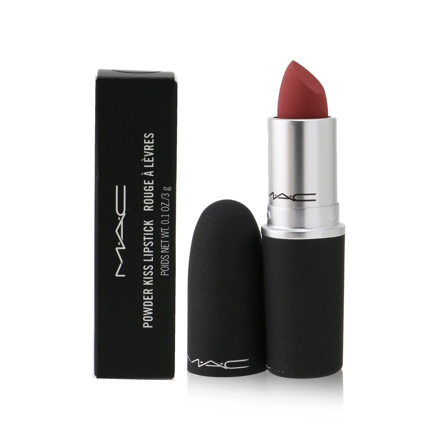 MAC Powder Kiss Lipstick - # 935 Ruby New 3g/0.1oz 7 MAC Powder Kiss Lipstick - # 935 Ruby New 3g/0.1oz - Image 5
