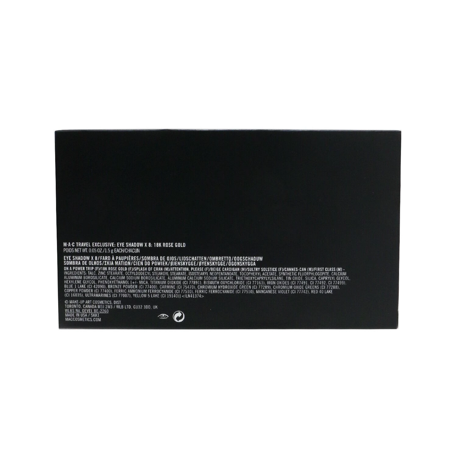 MAC Travel Exclusive Eyeshadow Palette (8x Eyeshadow) - # 18K Rose Gold 12g/0.4oz 11 MAC Travel Exclusive Eyeshadow Palette (8x Eyeshadow) - # 18K Rose Gold 12g/0.4oz - Image 9