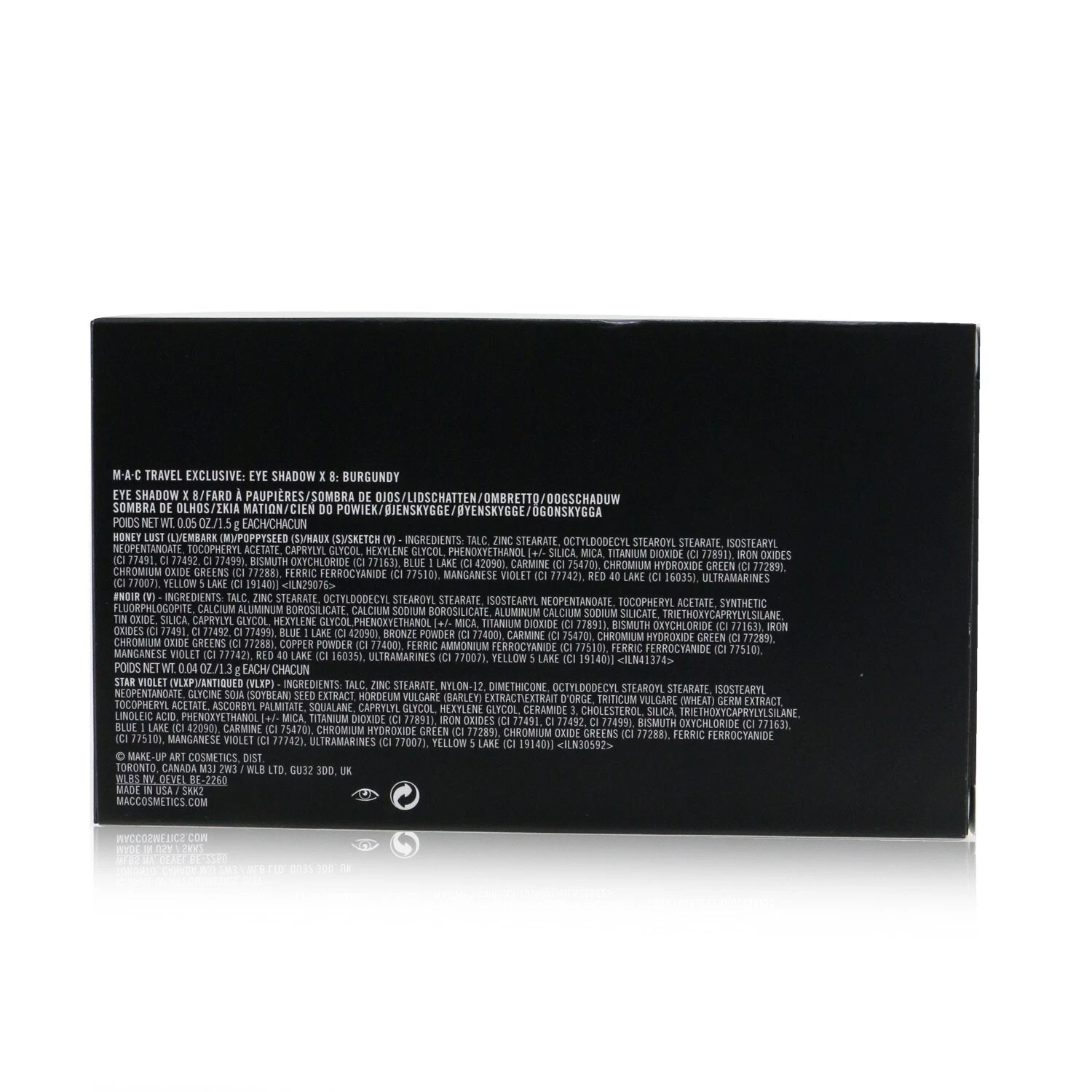 MAC Travel Exclusive Eyeshadow Palette (8x Eyeshadow) - # Amber 12g/0.4oz 14 MAC Travel Exclusive Eyeshadow Palette (8x Eyeshadow) - # Amber 12g/0.4oz - Image 12