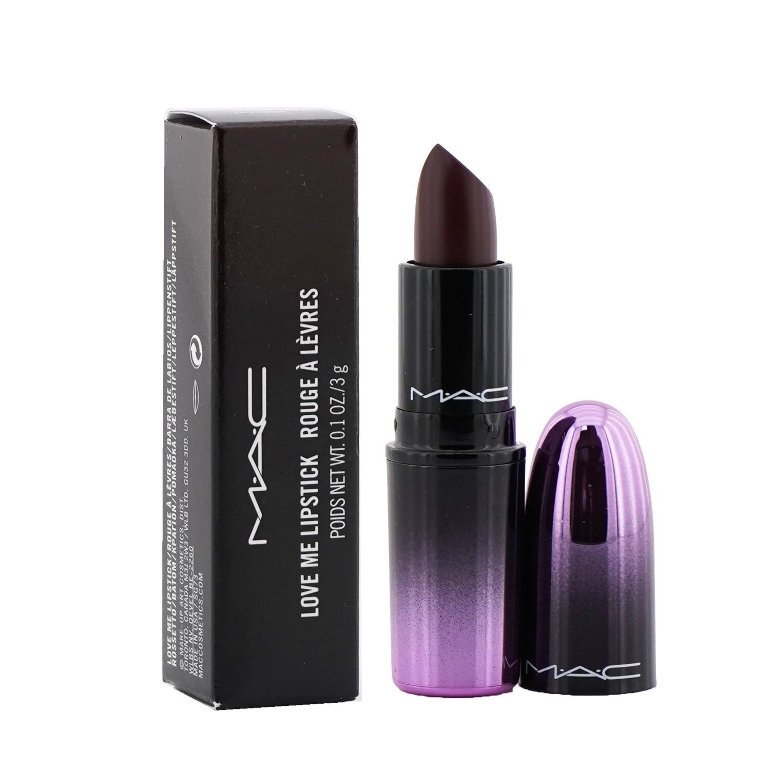 MAC Love Me Lipstick - # 423 E For Effortless (Burnt Deep Red) 3g/0.1oz 16 MAC Love Me Lipstick - # 423 E For Effortless (Burnt Deep Red) 3g/0.1oz - Image 14
