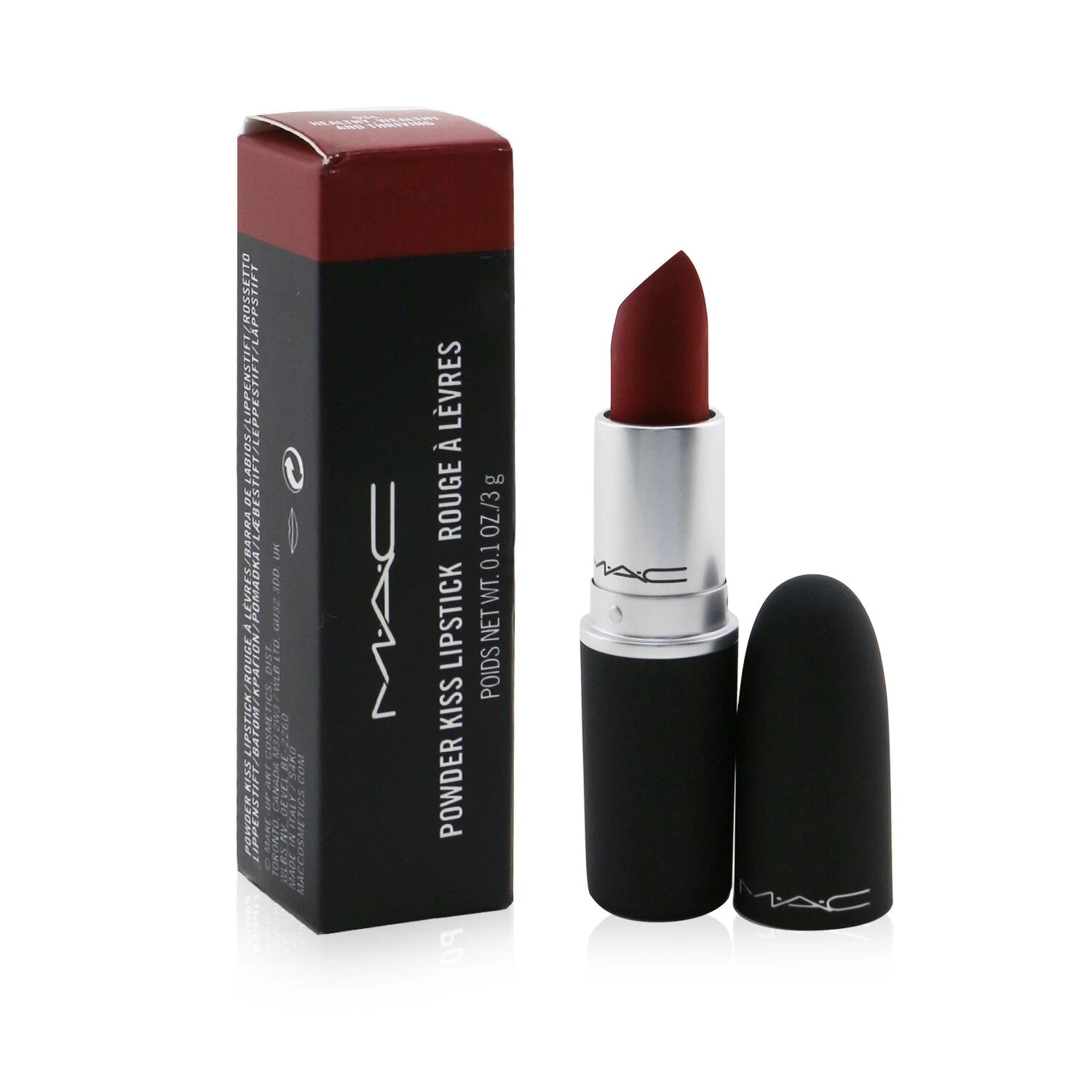 MAC Powder Kiss Lipstick - # 935 Ruby New 3g/0.1oz 19 MAC Powder Kiss Lipstick - # 935 Ruby New 3g/0.1oz - Image 17