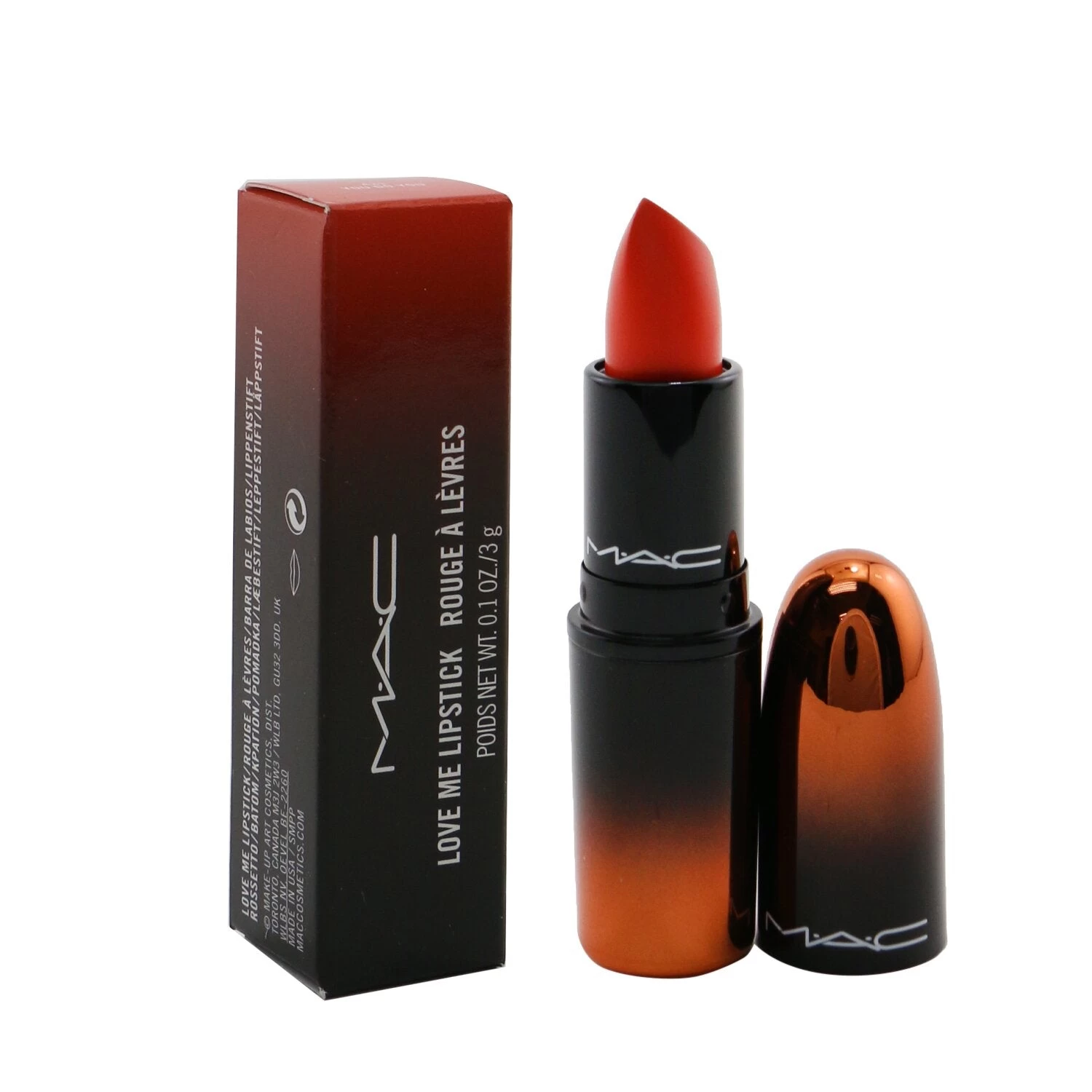 MAC Love Me Lipstick - # 431 You Do You (Bright Orange) 3g/0.1oz 4 MAC Love Me Lipstick - # 431 You Do You (Bright Orange) 3g/0.1oz - Image 2